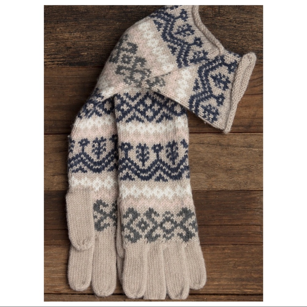 Lemon Collection Rocky Mountain Fairisle Gloves